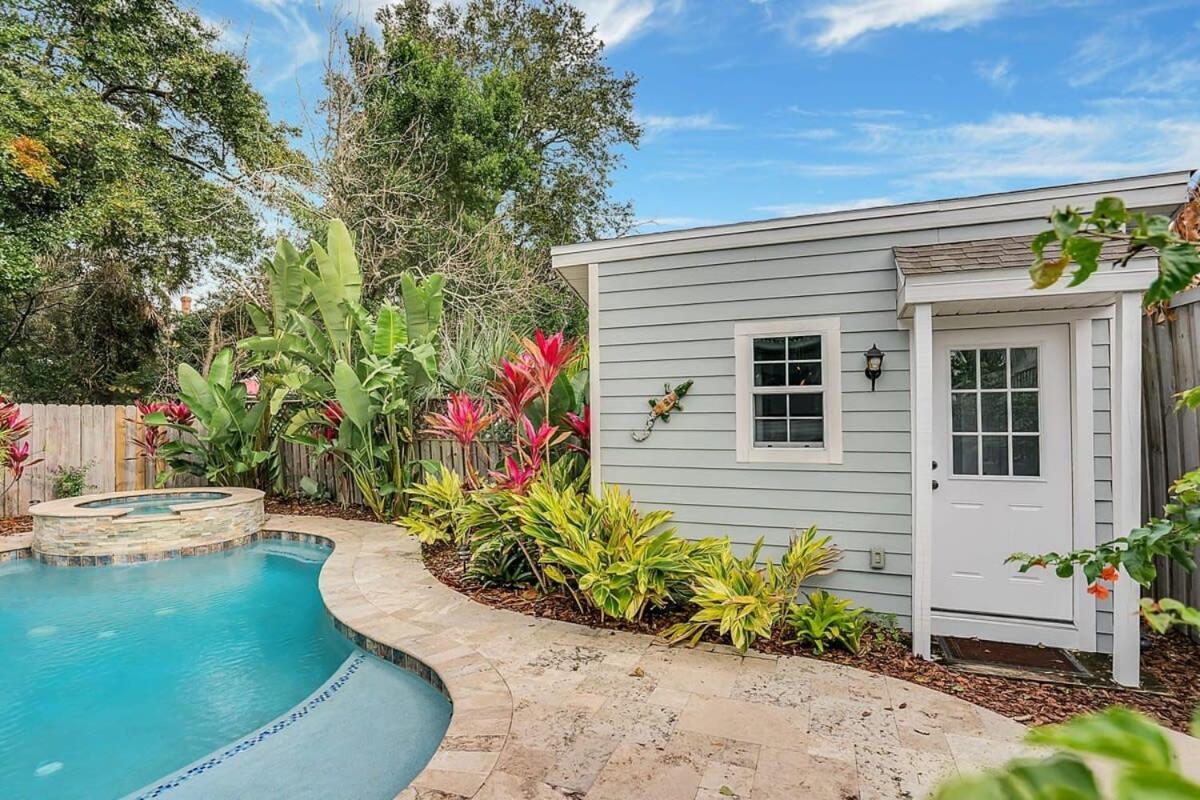 Charming Cottage W Pool, Walkable To Downtown 圣奥古斯丁 外观 照片